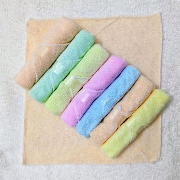 Baby Washcloth 8Pcs Set (18cm x 16cm), Baby face and Hand cloth towels, baby Handkerchief, wipes -Baby soft mini towels