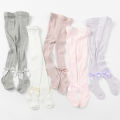Bowknot Baby Girl Tights Mesh Soft Cotton Infant Pantyhose Breathable Solid Color Toddler Stockings Baby Girl Legging. 