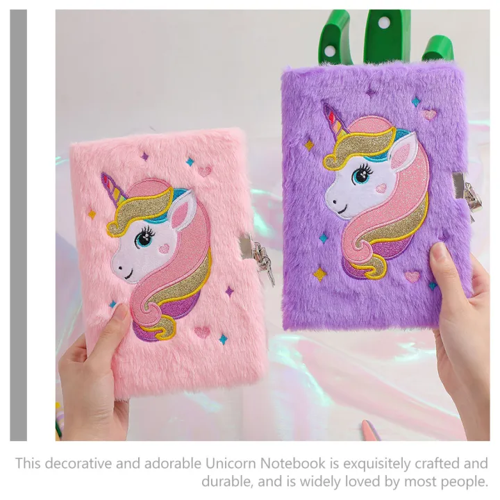Pupils Notebook 【GlowBound】Locked Unicorn Notebook Pupils The Unicorn Plush Journal ...