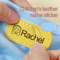 Custom Cloth Name Sticker Personalized On Waterproof Heat Transfer Pvc Label Children School Washable Tag. 