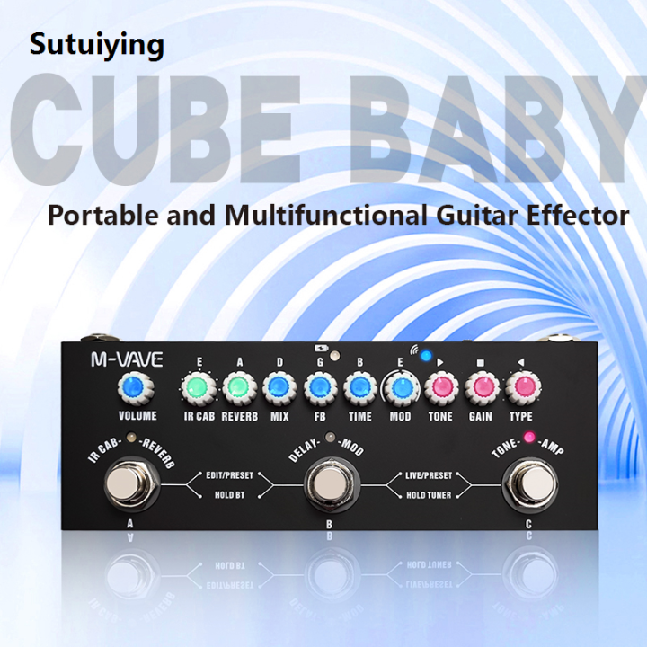 Wenefang M-VAVE Electric Guitar Combined Effect Pedal Chorus Phaser ...