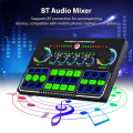 X50 Live Sound Card Audio Mixer Recording Desktop Singing BT OTG Digital Lossless Transmission for Podcasting Gaming A. 