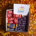 Chocolate Hamper budget Gift Box For Special Moment 17 pcs include. 