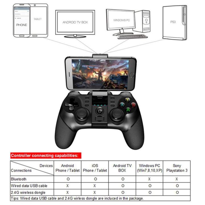 Ipega%20Pg%209076%20Bt%20Gamepad%202.4G%20Draadloze%20Game%20Controller%20Voor%20PS3%20Houder%20Beugel%20Joystick%20Voor%20Android%20Win%20Game%20Console%20-%20Image%205