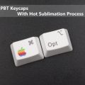 PBT Keycaps MAC Commond And Option Keys Dye-Sublimation Cherry MX Key Caps For MX Switches Mechanical Gaming Keyboard. 