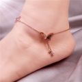 Butterfly Anklets bracelet For Women -Beach Leg Bracelets For Girl Chain on Foot Love Gift  Foot Leg Bracelet  Color Jewelry For Women Female On the leg Jewelry. 