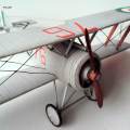 Biplane Fighter DIY Assemble Toys, 3D Fighter Paper Model , Papercraft Building Blocks, 1:33 Scale Airplane Kits. 