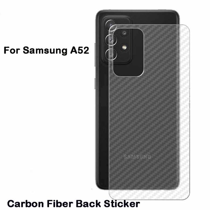 Carbon fibre back sticker for Samsung galaxy A52 | Daraz.lk