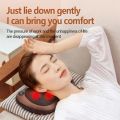 Electric Neck Massage Pillow, Shiatsu Back and Neck Massager with Heating 4 Nodes, Deep Tissue Neck Massager Pillow for Shoulder Office Chair and Car. 