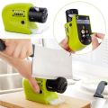 Swift Sharp KNIFE SHARPNER Cordless, Motorized Knife Blade Sharpener Green. 