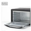 BLACK+DECKER Toaster Oven, Double Glass - 55L TRO55RDG-B5. 