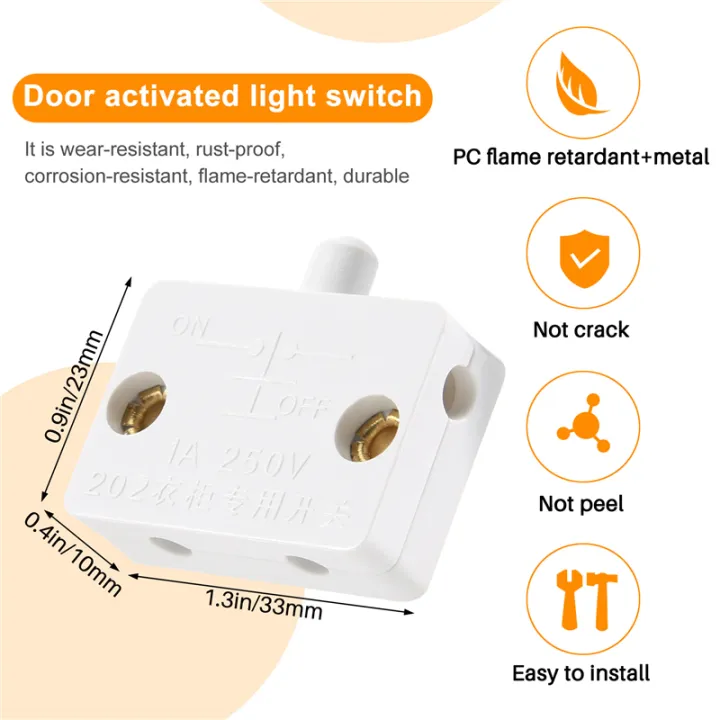 6Pcs%20Door%20Led%20Switch%20for%20Closet%20Light,Normally%20Closed%20Cabinet%20Electrical%20Lamp%20Switches,for%20Closet%20Pantry%20Cabinet%20White%20-%20Image%205