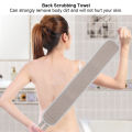 Bath Cleaning Towel Soft Shower Back Scrubbing Exfoliating Pull Strap Bathing Tool. 