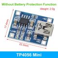 New Version 5V 1A 18650 TP4056 Lithium Battery Charger Module Charging Board With Protection Dual Functions 1A Li-ion. 