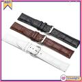 【WEJA】Women's Men's Unisex Faux Leather Watch Strap Buckle Band Black Brown White. 