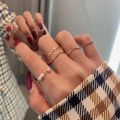 Fashion 5pcs/Set Rings Girl Accessories Party Gifts New 2025. 