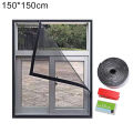Home Anti Mosquito Bug Door Window Net Waterproof Adhesive Netting Mesh Screen. 