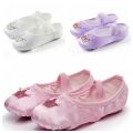 Pair of Gymnastics Crown Girls' Dancing Shoes Satin Soft Sole Cat Claw Shoes Lovely Embroidery Princess Shoes Children. 