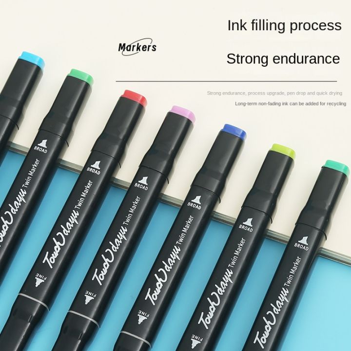 100pcs%2080pcs%2060%20pcs%2036pcs%2024pcs%2012pcs%20Touch%20Marker%20Pen%20Set%20Painting%20Pen%20Hand-painted%20Pen%20Color%20Watercolor%20Pen%20Set%20Box%20-%20Image%203