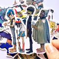 10pcs Blur Band Gorillaz Cool Sticker Decal For Kids Toys Car On Lap Suitcase Notebook Skateboard Waterproof. 
