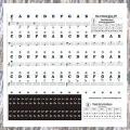 88 Keys 61 Keys 54 Keys Transparent Piano Keyboard Stickers Electronic Keyboards Stickers Tabs Musical Notes Key Stickers. 