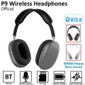 P9 Pro Wireless Bluetooth Gaming Headphone P9 Pro+ P9 Max Sport Headset with Mic Bluetooth 5.0 Stereo Sound HD Call Micro SD Card Support 3.5mm AUX Jack. 