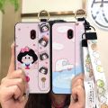 Waterproof Durable Phone Case For Nokia C1 Plus Lanyard protective Fashion Design Phone Holder Back Cover ring Cartoon. 