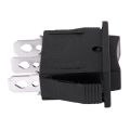 2PCS 3 Pin SPDT ON-OFF-ON 3 Position Snap Rocker Switch with 6 Pin DPDT On/on 2 Position Mini Toggle Switch Blue. 