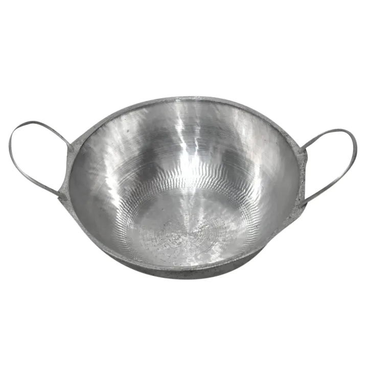 Ceylon Aluminum Deep Frying Pan-cooking pan Round Pot Kitchen Cook Wok Fry New  Polish Athili  Porikkan Satti
