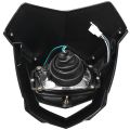 Fasdga 12V Universal Motorcycle Dirt Bike Halo Headlight head light lamp Dirt Bike Headlight Enduro for Crf Xr Wrf Yzf Drz Klx Ym-004. 