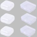 Mini Portable Transparent Plastic Box Storage Collections Item Packaging Case Clear Small Tools Box. 