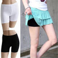 Women Soft Seamless Safety Pants Under Skirt Modal Ice Silk Breathable Shorts. 