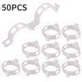 【ZOSR】10/30/50Pcs Plastic Plant Support Clips Reusable Plant Vine Grafting Fixing Tool Vegetable Garden Supplies. 