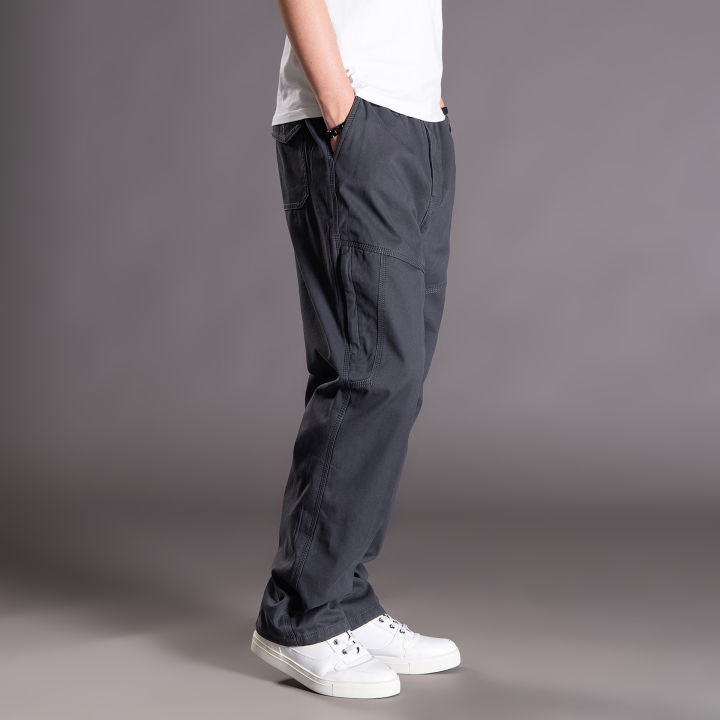 spring%20summer%20casual%20pants%20male%20big%20size%206XL%20Multi%20Pocket%20Jeans%20oversize%20Pants%20overalls%20elastic%20waist%20pants%20plus%20size%20men%20-%20Image%207