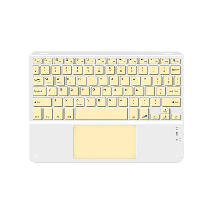 10inches%20Touchpad%20Bluetooth%20Keyboard%20Compatible%20with%20,%20Android,%20and%20IOS%20English%20Green%20-%20Image%202