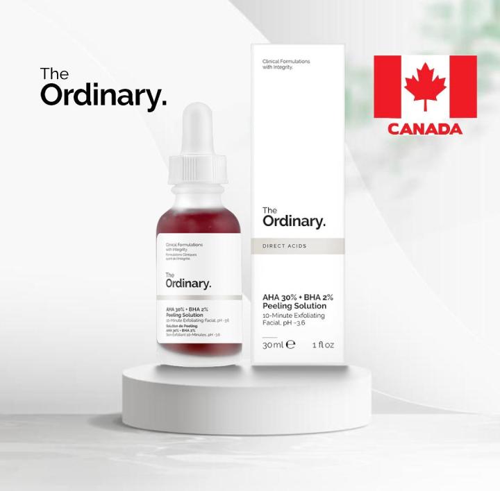 The Ordinary - Aha 30% + Bha 2% Peeling Solution Serum 100% Authentic ...