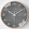 LeiyanLuxury wall clock New Chalkboard Math Formulas Wall Clock Fashion Science Mathematics Art Wall Decor Back To School Children Bedroom Wall Decor. 