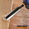 Firmer Wood Woodworking Chisel - Toolmak - CRV - Rubber Grip - 25mm. 