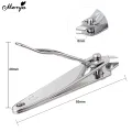 Monja 1Pcs  Manicure Nail Clipper Nail Cutter Stainless Steel Fingernails. 