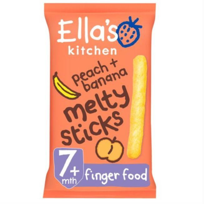 Ella's Kitchen Organic Peach & Banana Melty Sticks 16G