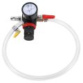 Car Cooling Radiator Pressure Leak Tester Tank Fuel Tank Detector Meter Tool. 