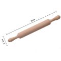 20Cm Mini Wooden Rolling Pins Solid Natural Wood Rolling Pin Fondant Dough Roller Kitchen Cooking Baking Tools Accessories Crafts 1Pcs. 