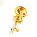 Brass Oil Lamp (Kukula Oil Lamp) Tradtional Sri Lankan Oil Lamp. 