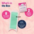Veet Professional Easy Gel Wax Strips Legs & Body Dry Skin - 8 Strips (4 Double Sided). 