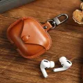 Genuine Leather Protective Cover Airpods pro, Gen1, Gen2 Airpods  pouch case for Apple AirPods Pro 2nd Generation Case. 