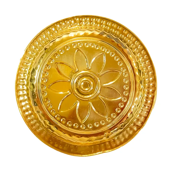 Brass%20Tray%204%20Inch%20Diameter%20Antique%20Bronze%20Finish%20round%20Tray%20for%20Home%20Decor%20And%20Serving%20-%20Image%203