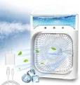 iFanze Personal Air Cooler Fan | Portable Mini Air Conditioner & Humidifier with LED Light | 3 Speed Misting Desktop Fan. 