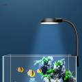 Fish Tank Light Clip on Simple USB Freshwater LED Mini Aquarium Light Clip Black. 