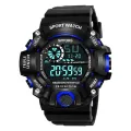 【Miga Plaza】Tactical watch multifunctional sports watch waterproof fall-proof luminous alarm clock electronic watch. 