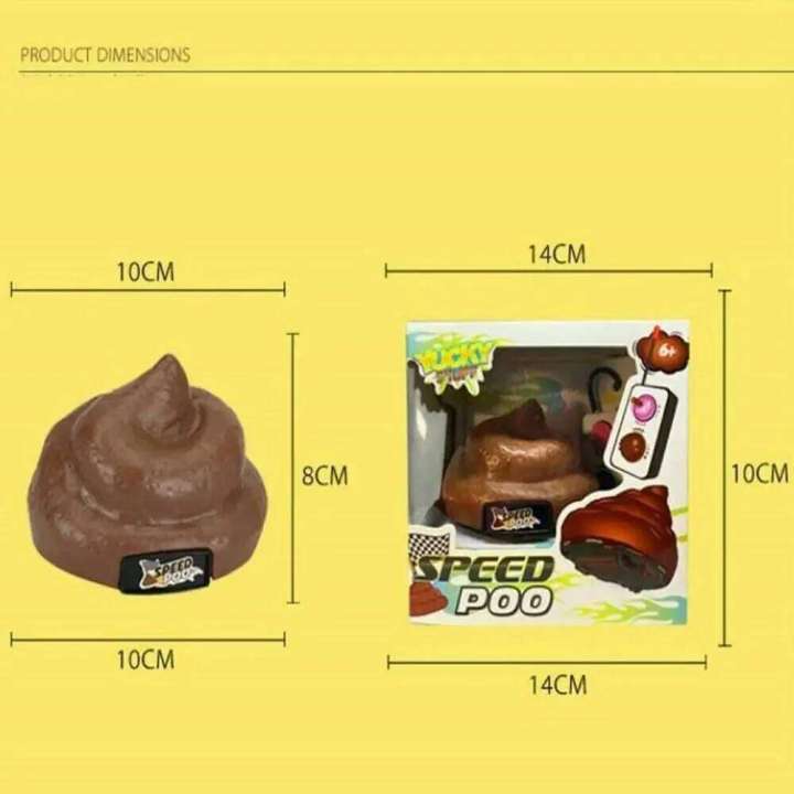 Remote Control Poo Speed Poo Decompression Poop Stool Funny Remote Control Car People ...